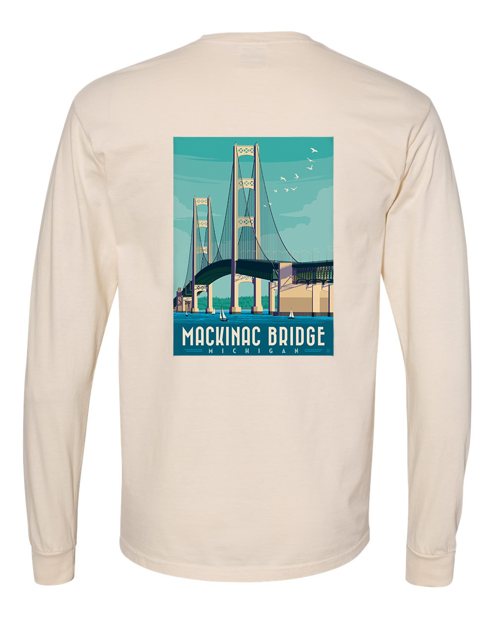 Mackinac Bridge Long Sleeve T-Shirt