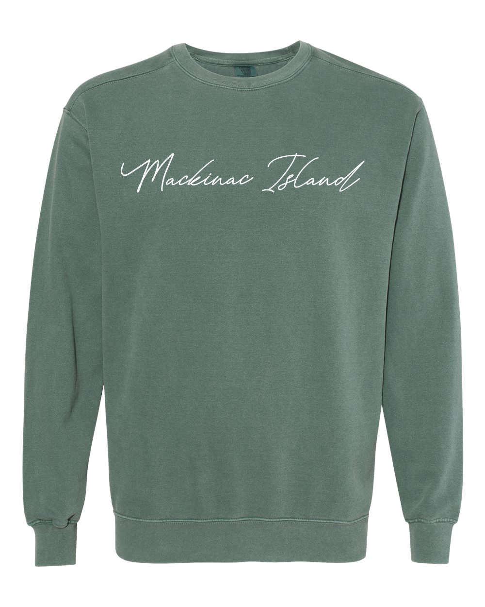 Mackinac Island Script Sweatshirt